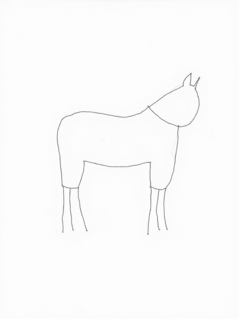 basic shapes for horses