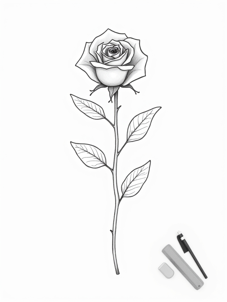 beginner rose art essential materials