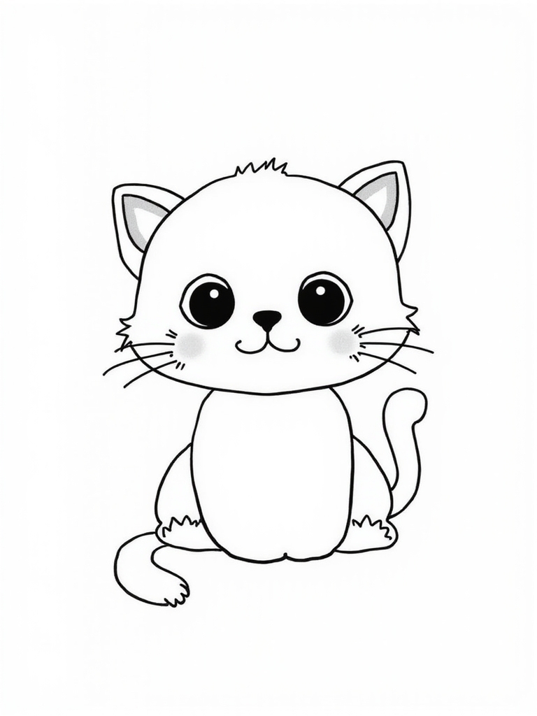 cat cartoon style creation