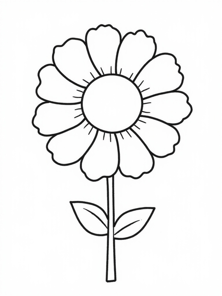 daisy drawing for beginners