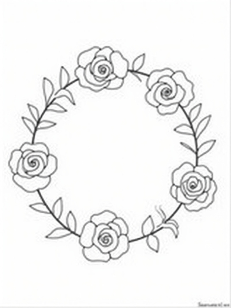 floral design with rose motifs