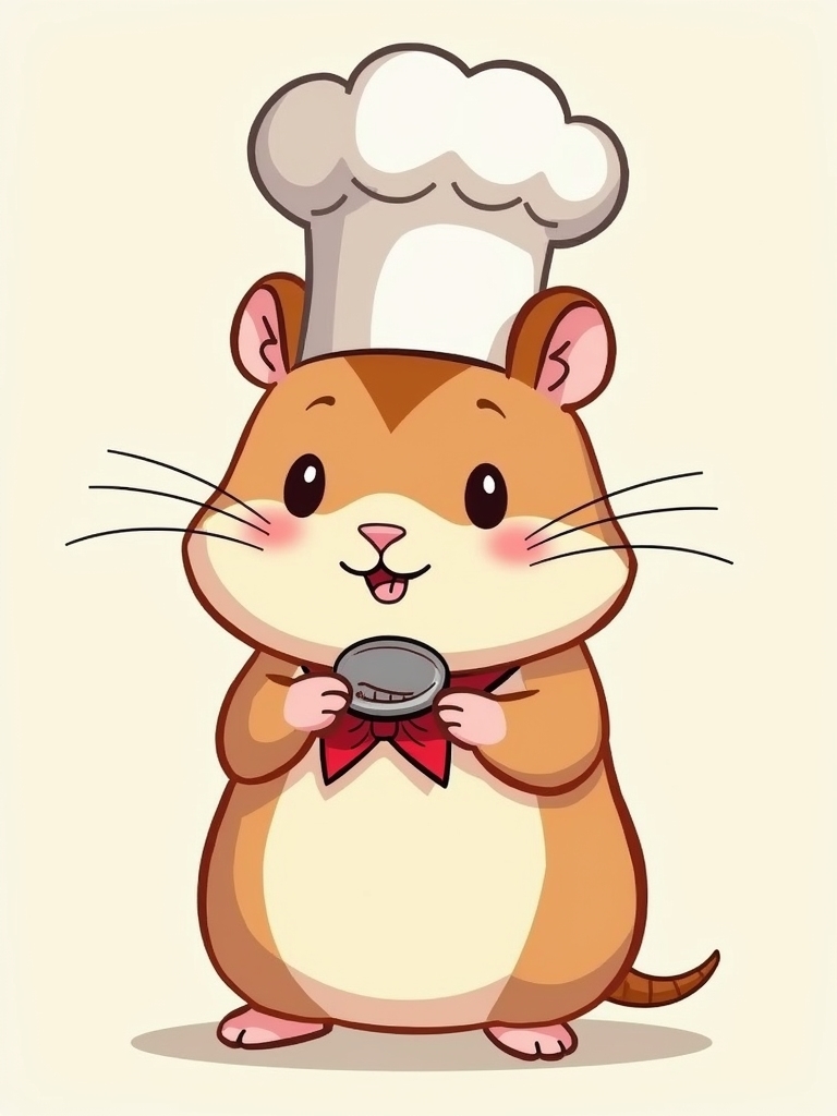 furry chef prepares culinary delights