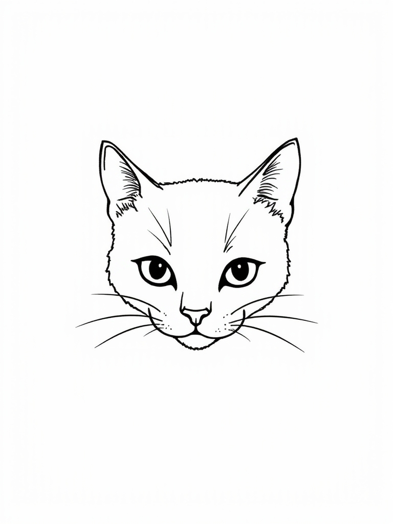 illustrating feline features skillfully