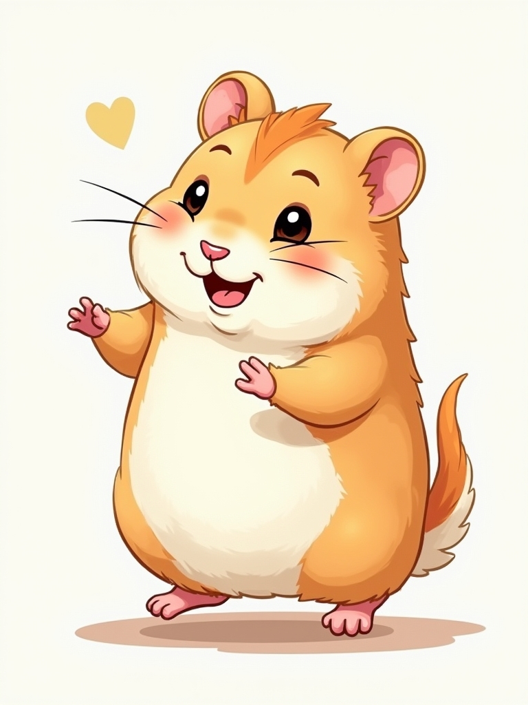 joyful dapper rhythmic hamster