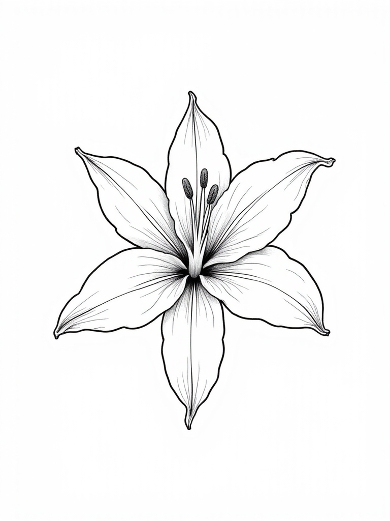 lily petal detail exercises