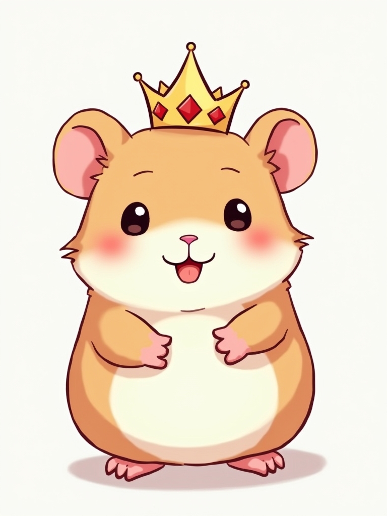 regal hamster ruler crowned