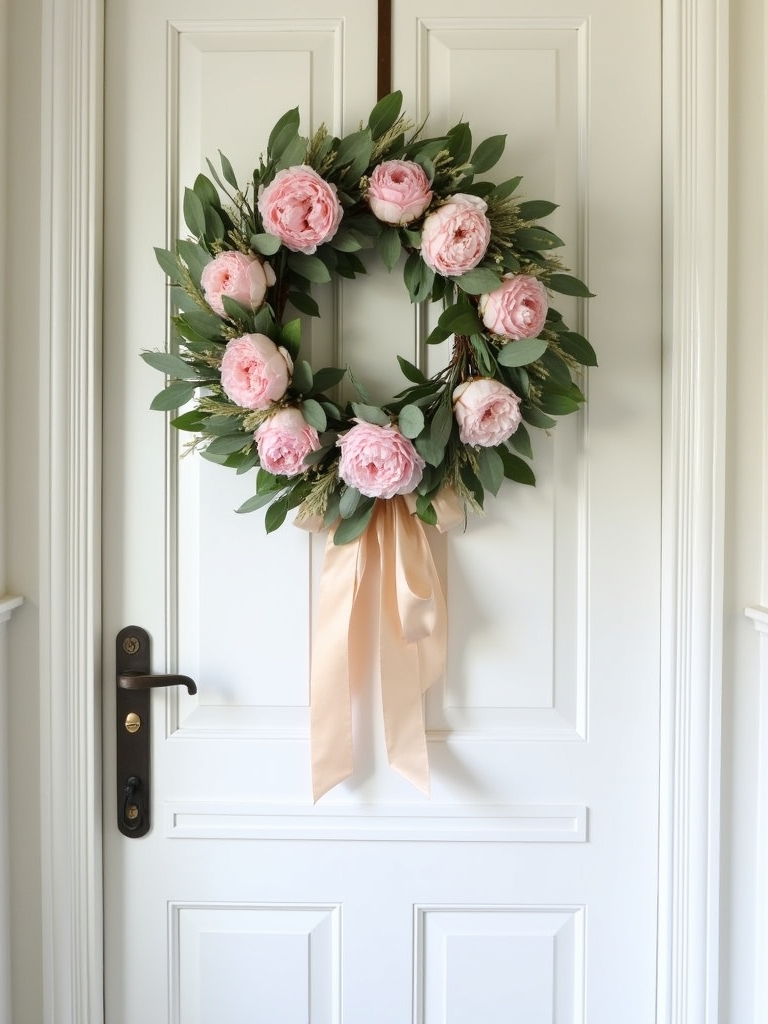 springtime entryway decor elegant wreaths