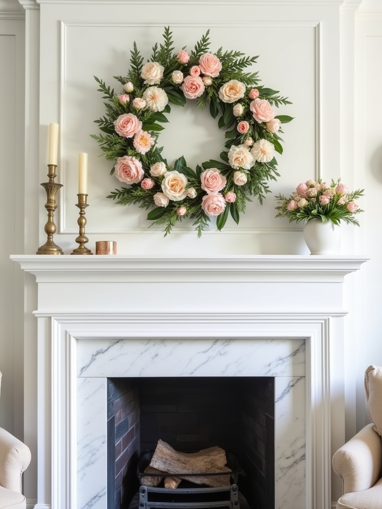 springtime floral decor arrangement