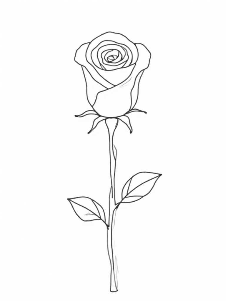 symbolic meaning rose drawings