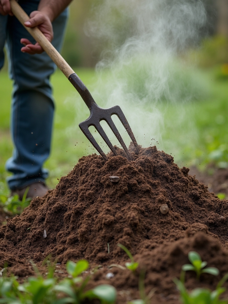 damp aerated decomposing nutrient rich