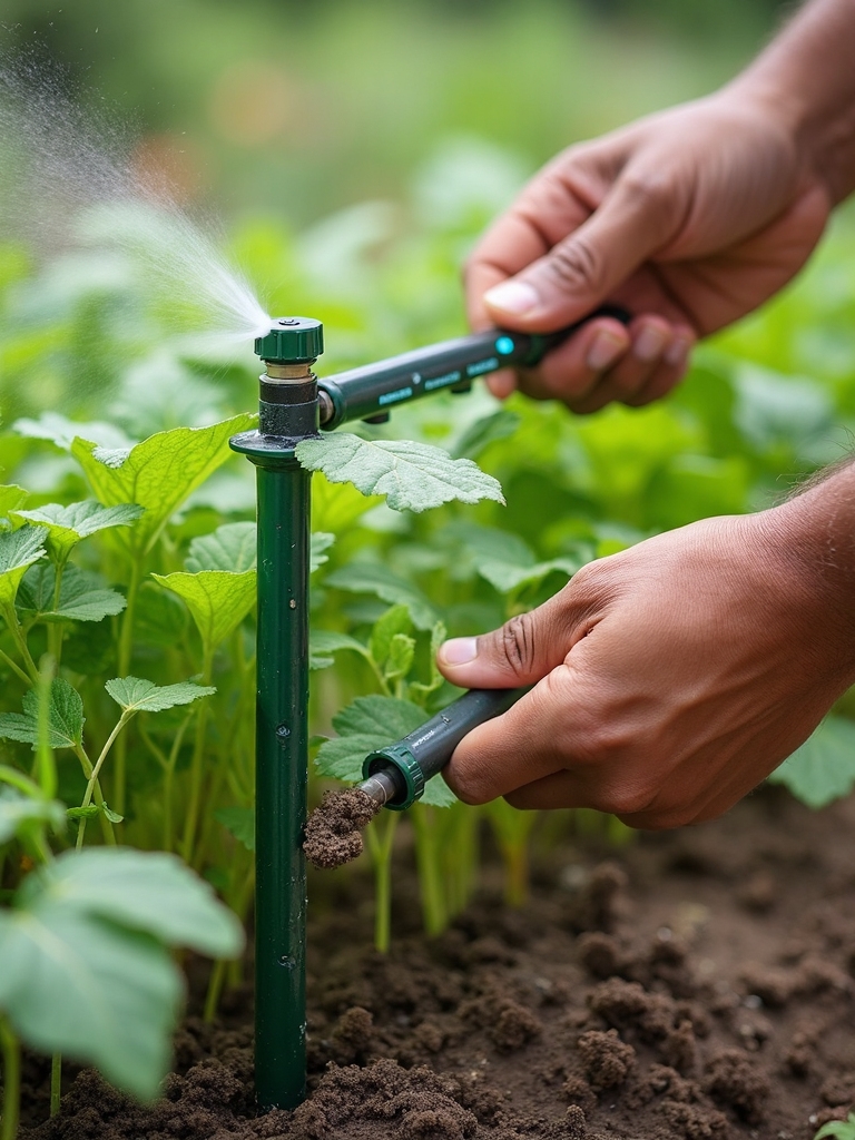 morning watering prevents pests