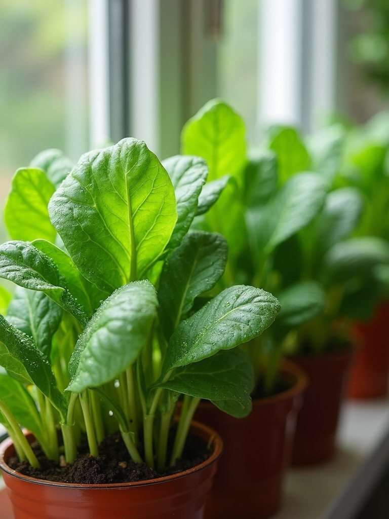 nutrient rich small space easy to maintain year round spinach