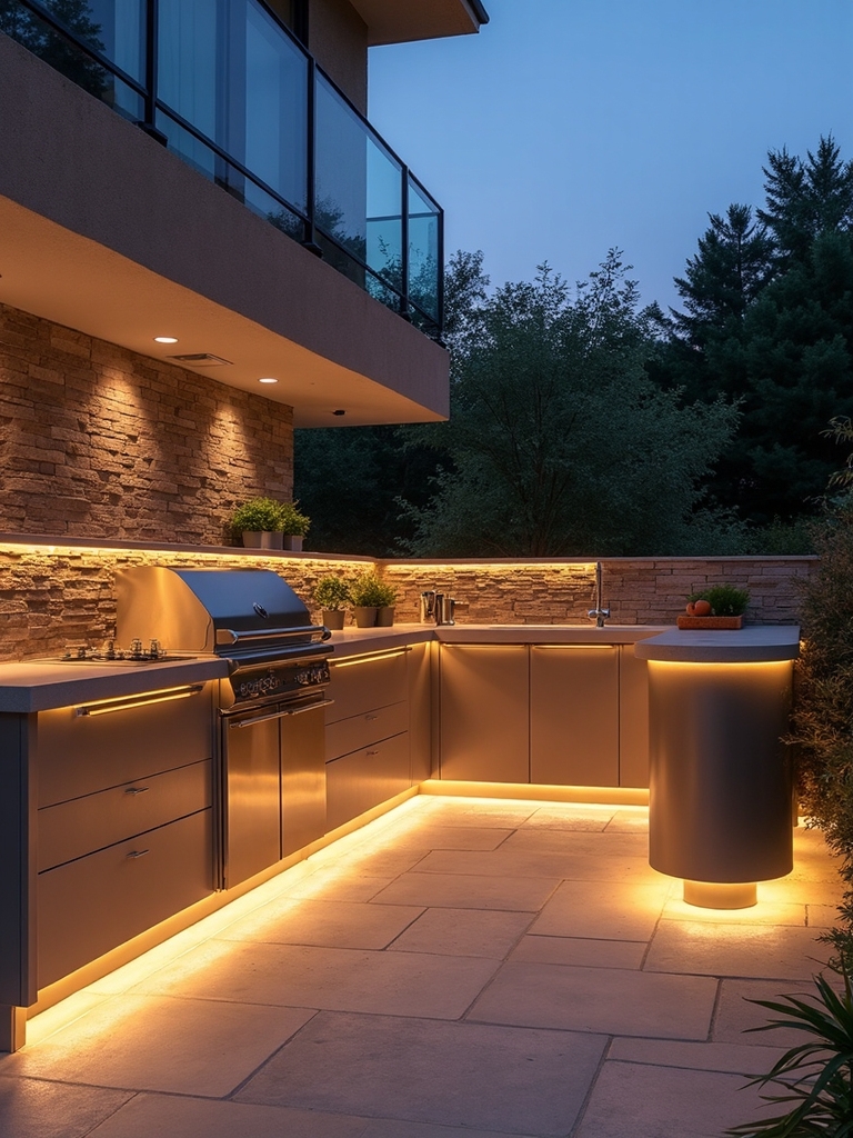 atmospheric energy efficient customizable outdoor lighting