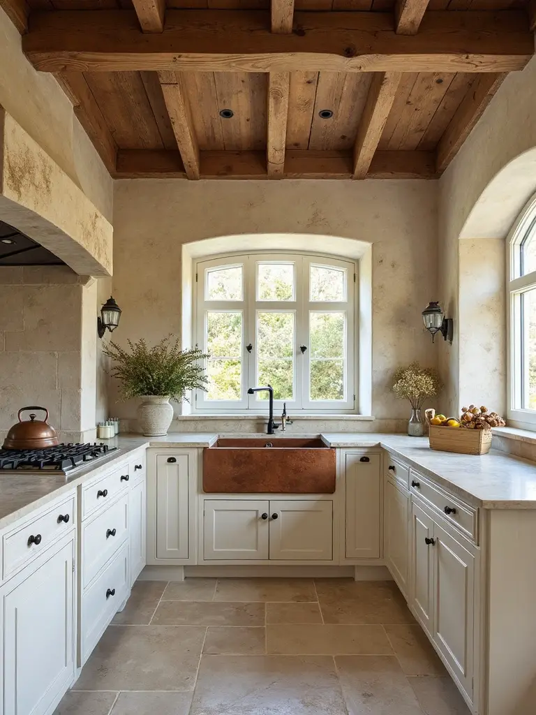 authentic european rustic kitchen character