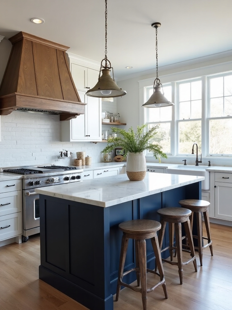 bold kitchen island design