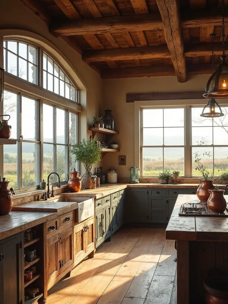 bright natural pastoral farmhouse inspired
