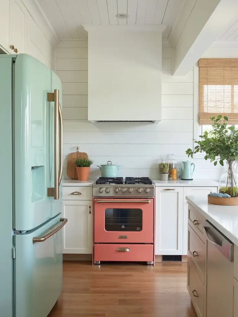 coastal inspired modern appliance integration