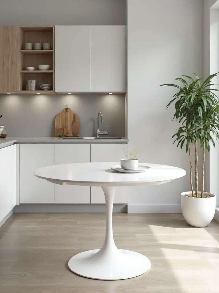 compact round pedestal versatile