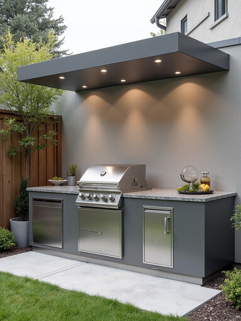 customizable compact versatile streamlined outdoor kitchen