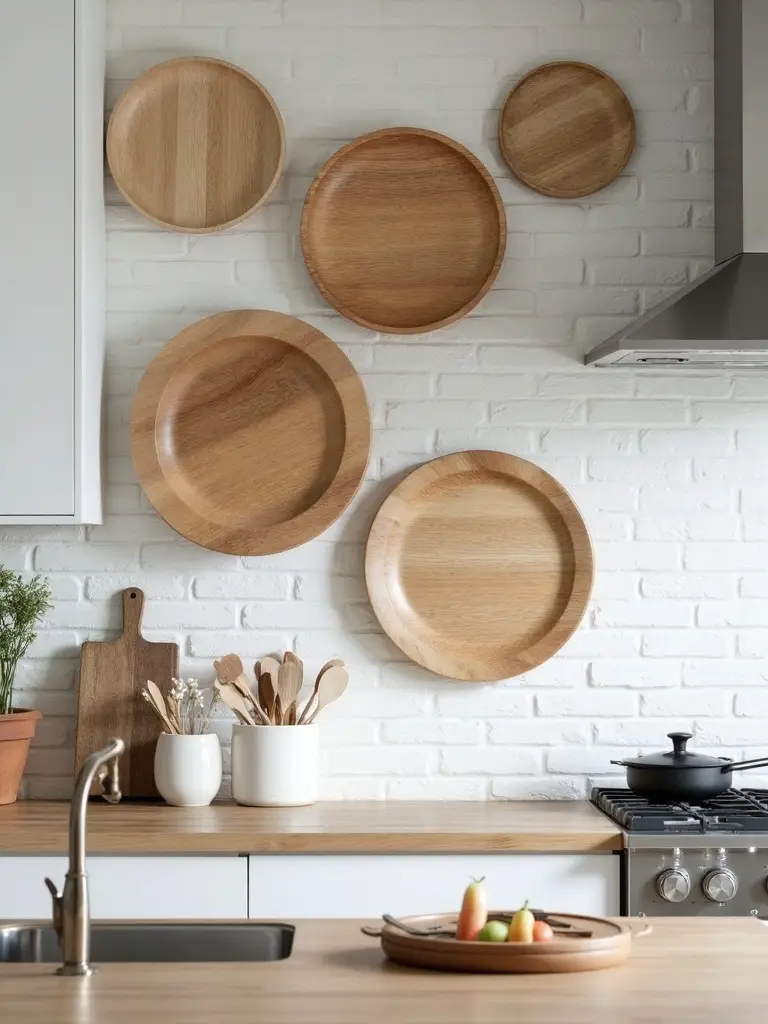 decorative plate and platter displays