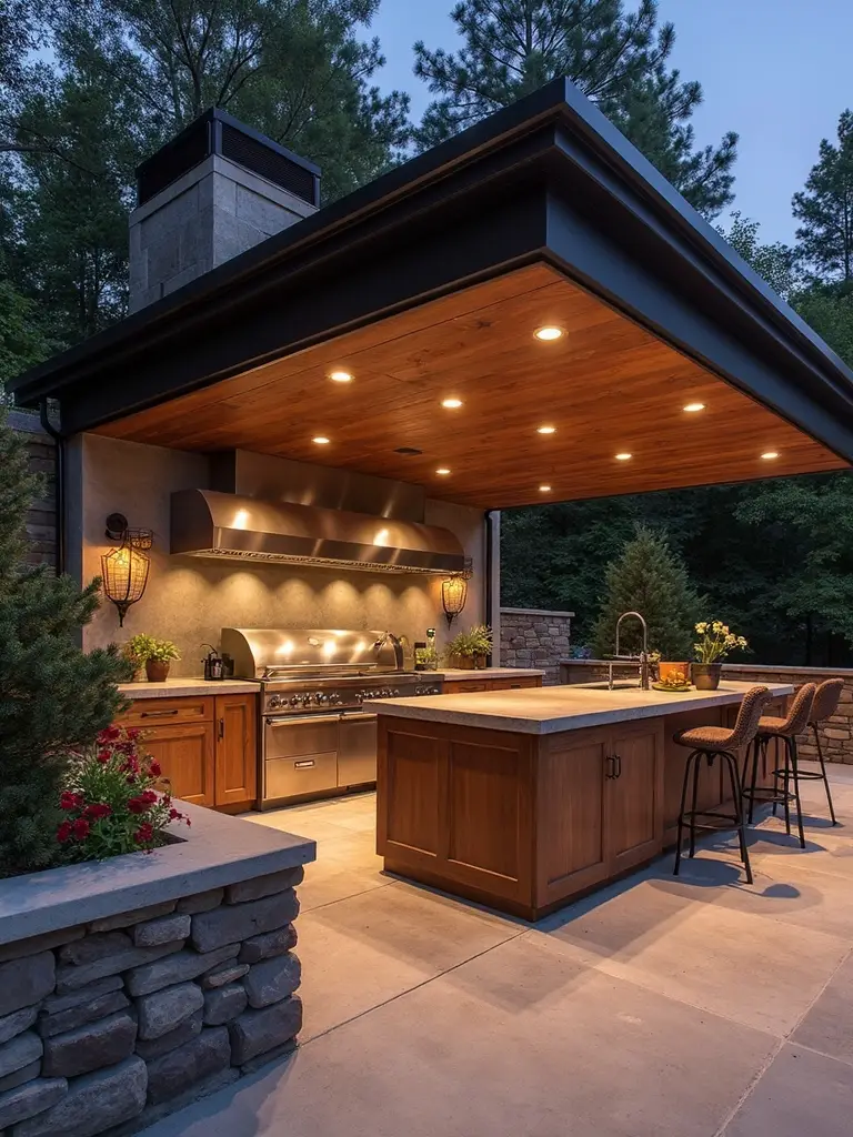 durable versatile visually appealing outdoor kitchen