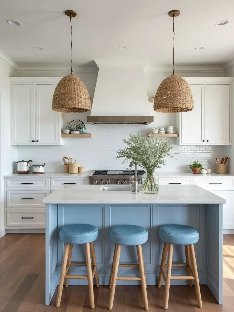 harmonious modern coastal kitchen vibe