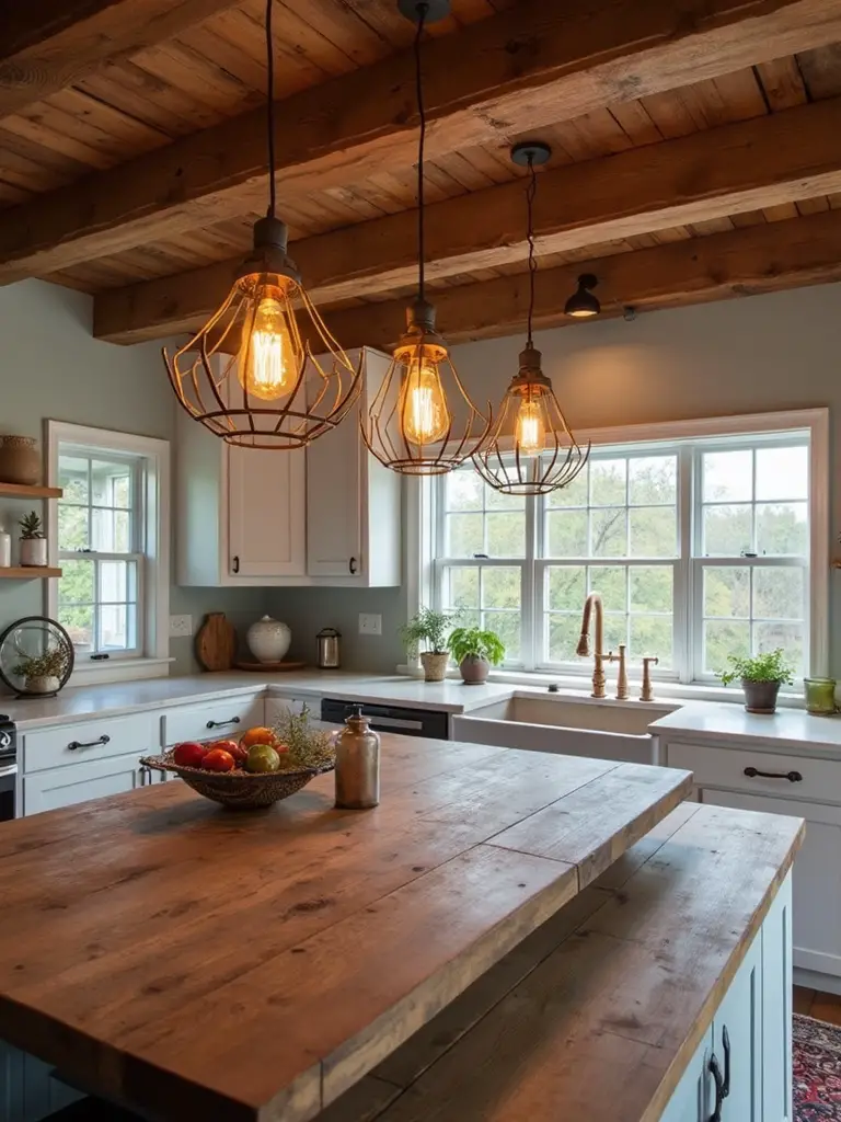 industrial chic rustic ambiance lighting