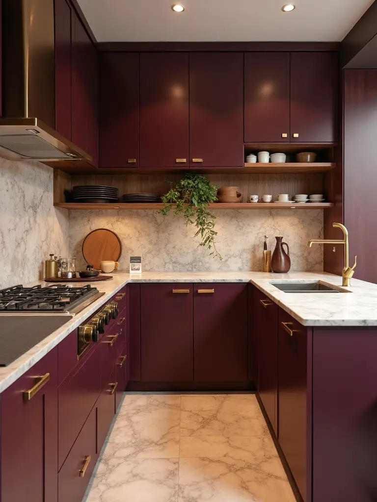 intimate cozy luxurious kitchen ambiance