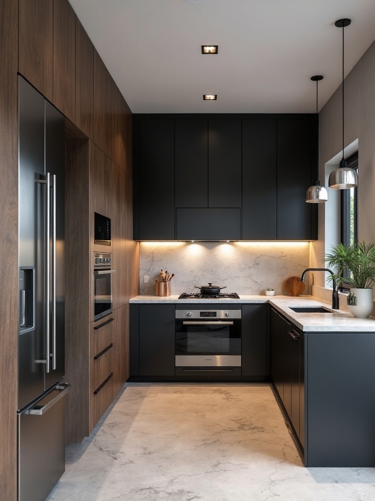 layered textures elevate kitchen design
