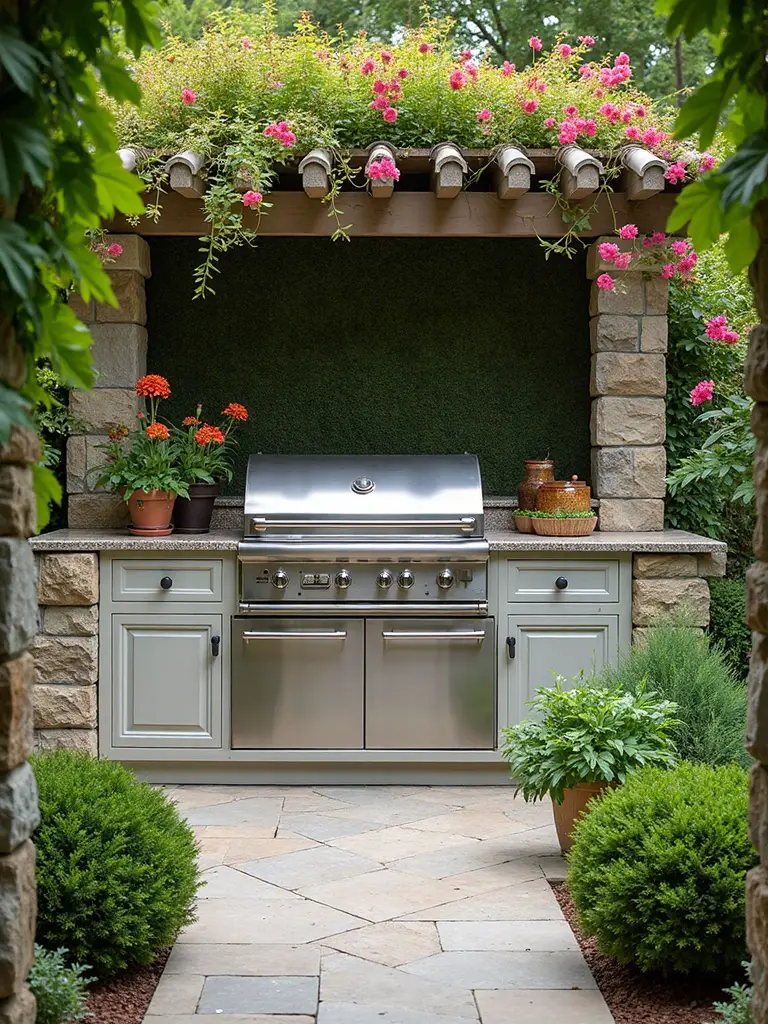 lively culinary oasis with natural color