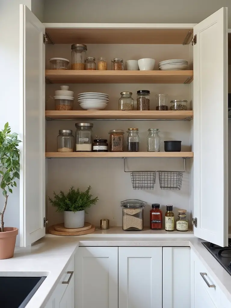 maximize hidden cabinet storage potential