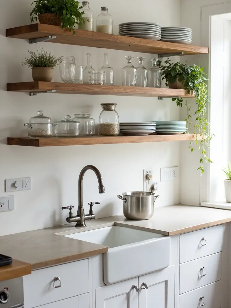 maximize vertical storage over sink