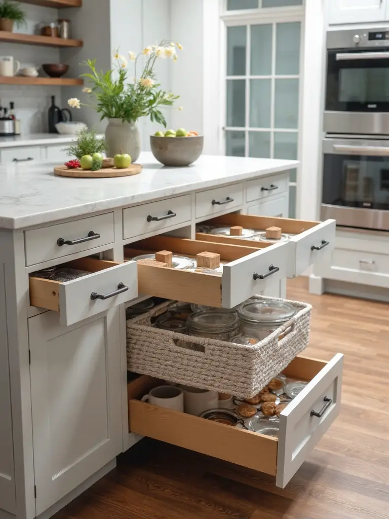 maximizing hidden kitchen storage space