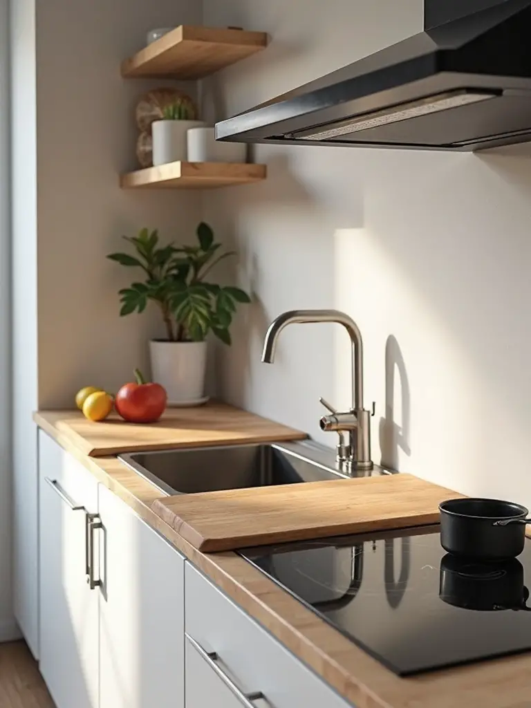 multifunctional kitchen workspaces maximize small spaces