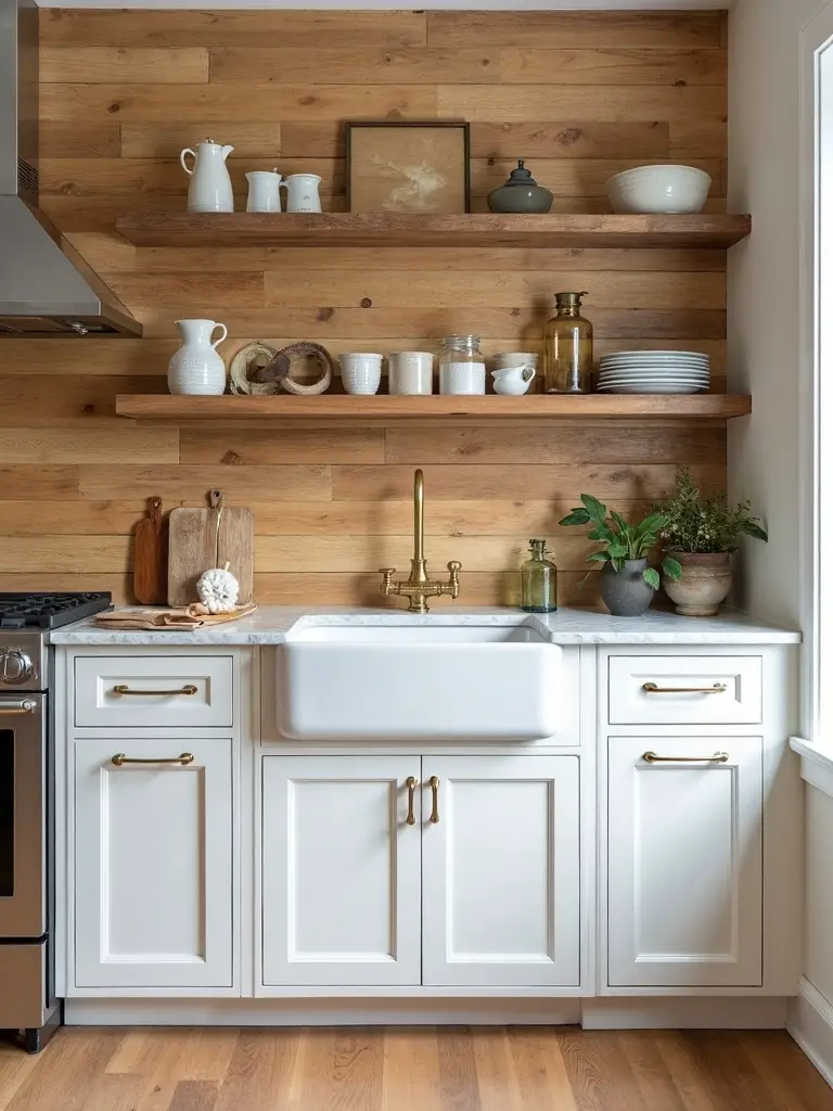 organic warmth rustic backsplash charm
