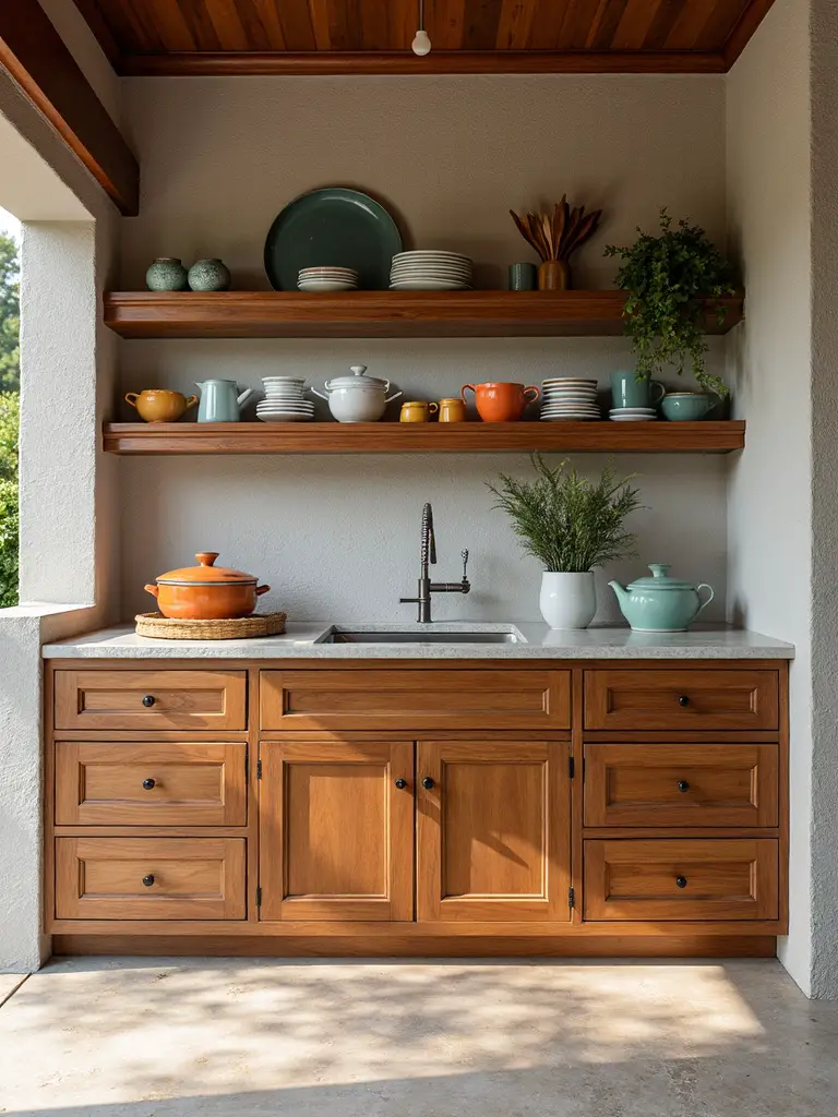 organized outdoor culinary storage solutions