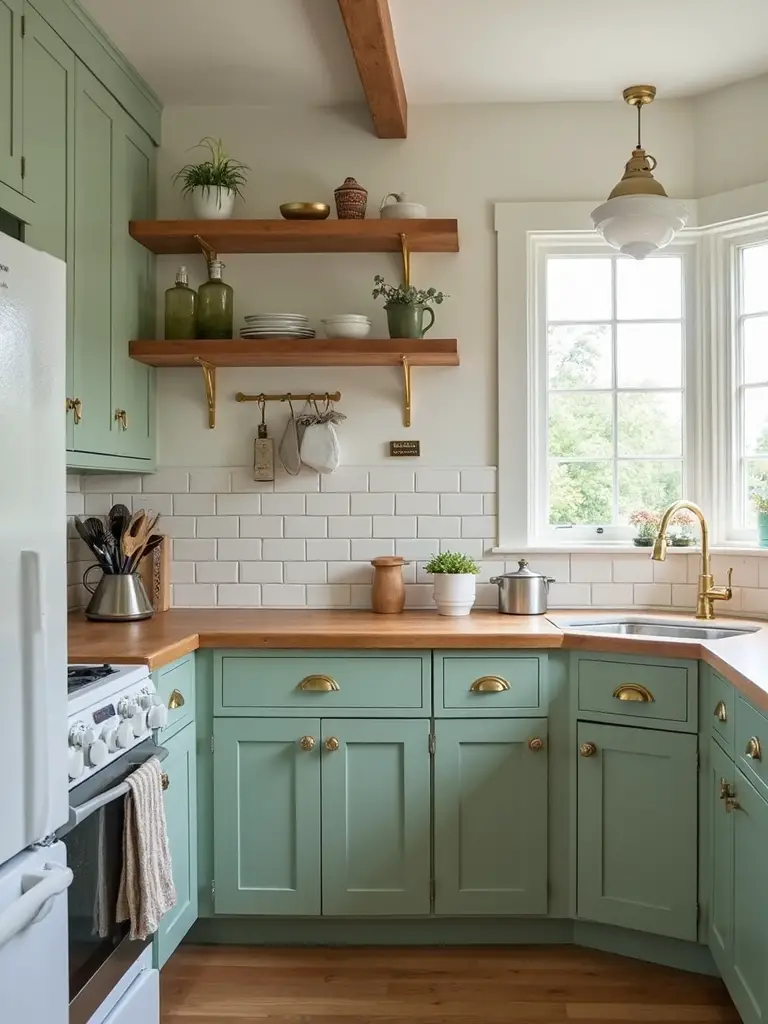 paint powered kitchen transformation