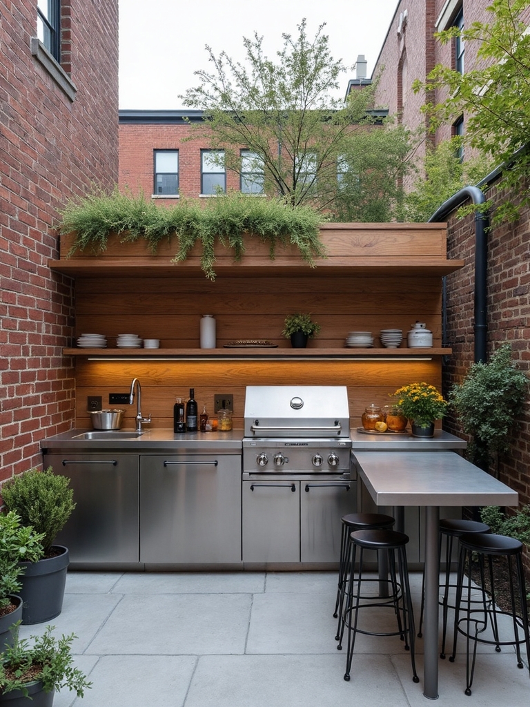 practical space efficient urban kitchen solution