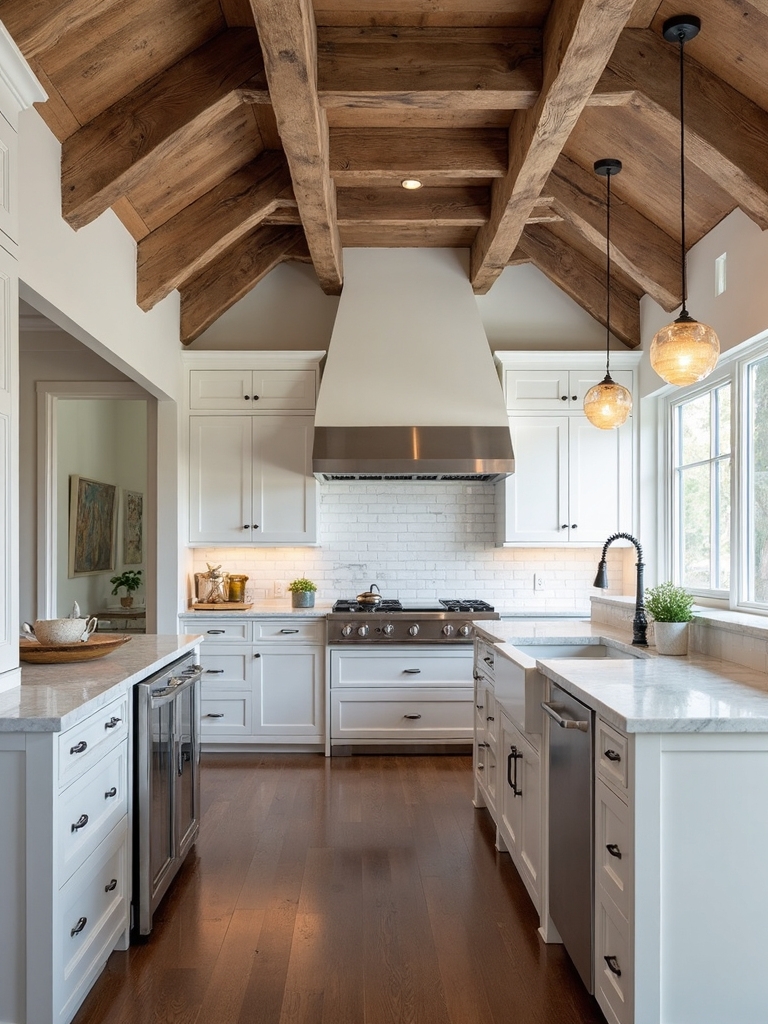 rustic charm in modern kitchens