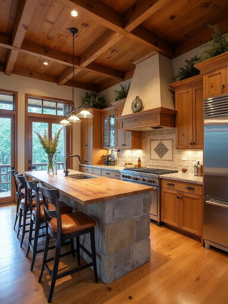 rustic elegance contrasting textures mixed materials