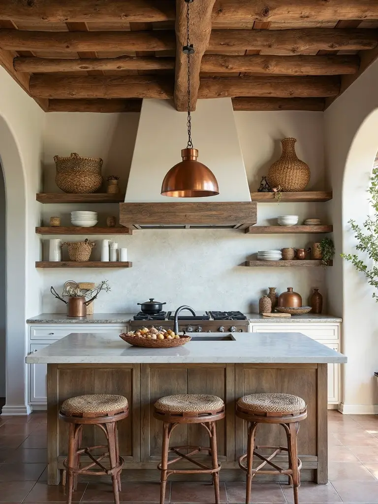 rustic industrial kitchen design