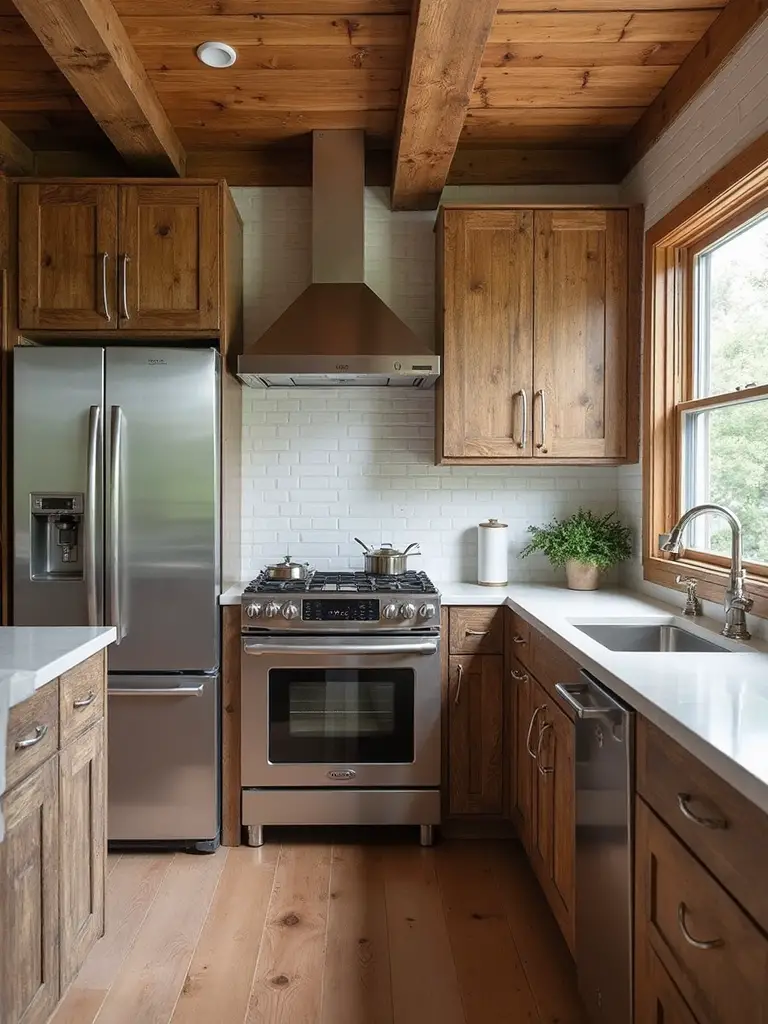 rustic modern kitchen design