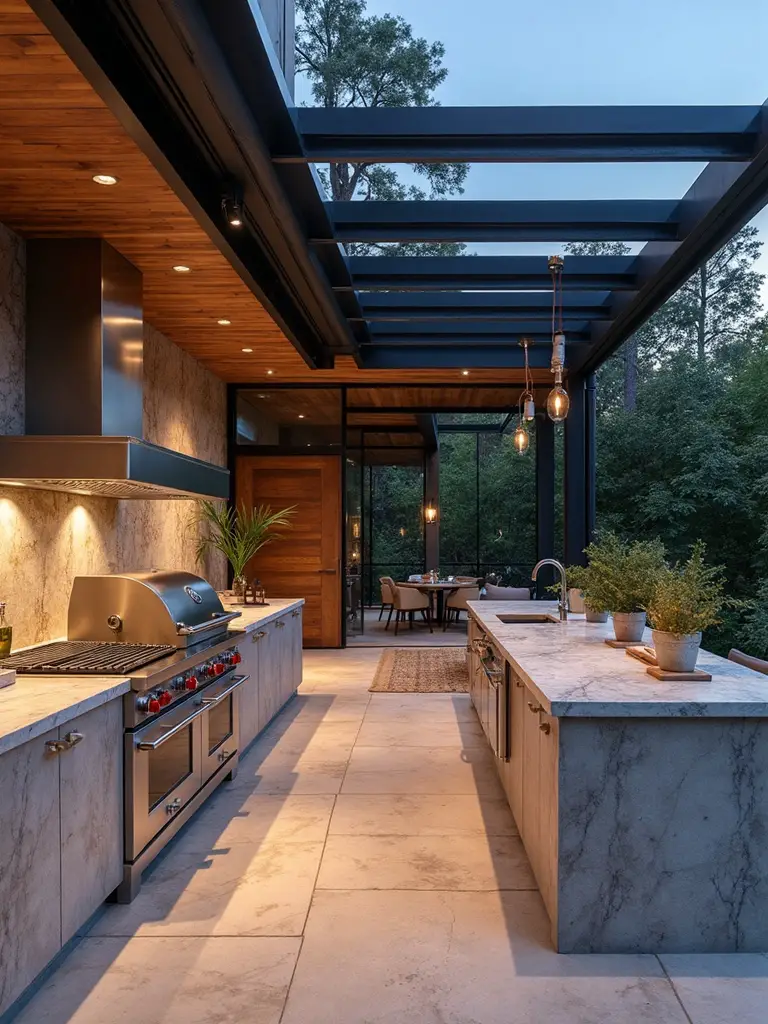seamless indoor outdoor retractable living sanctuary