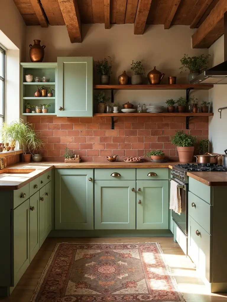 serene nature inspired kitchen retreat