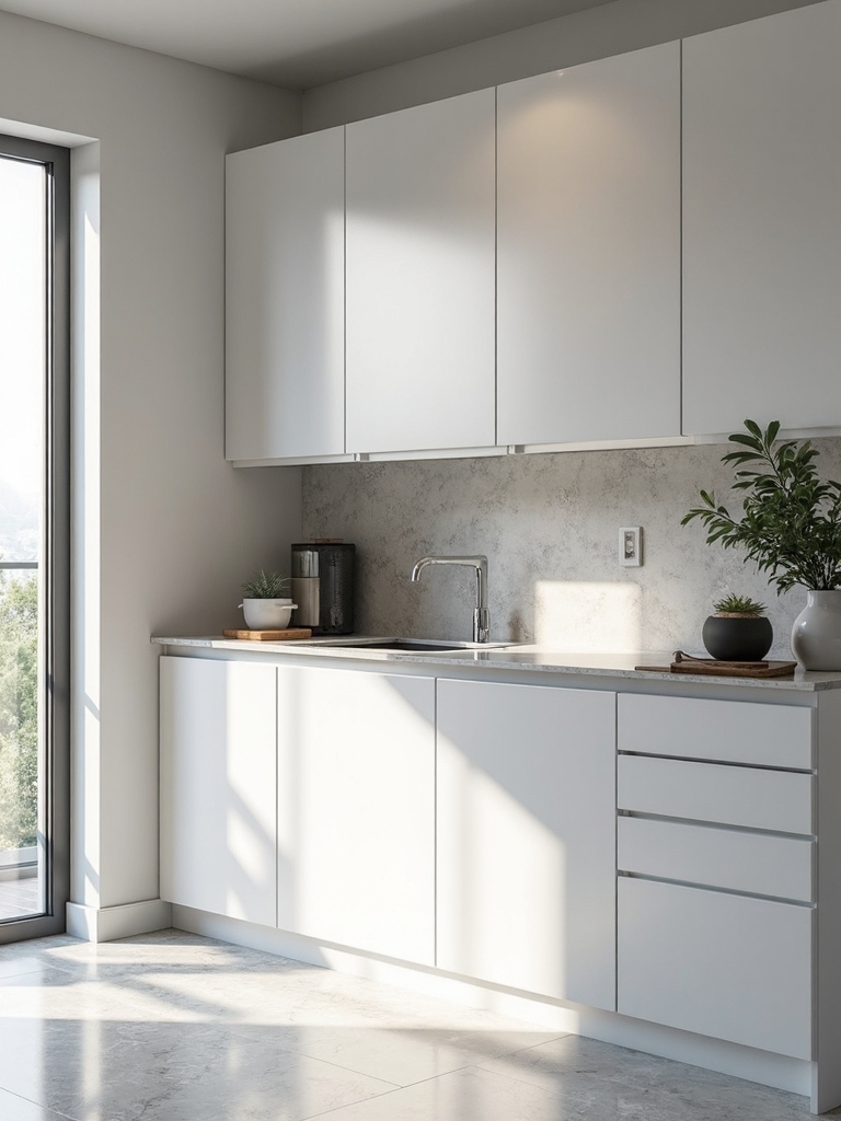 simple streamlined sophisticated kitchen