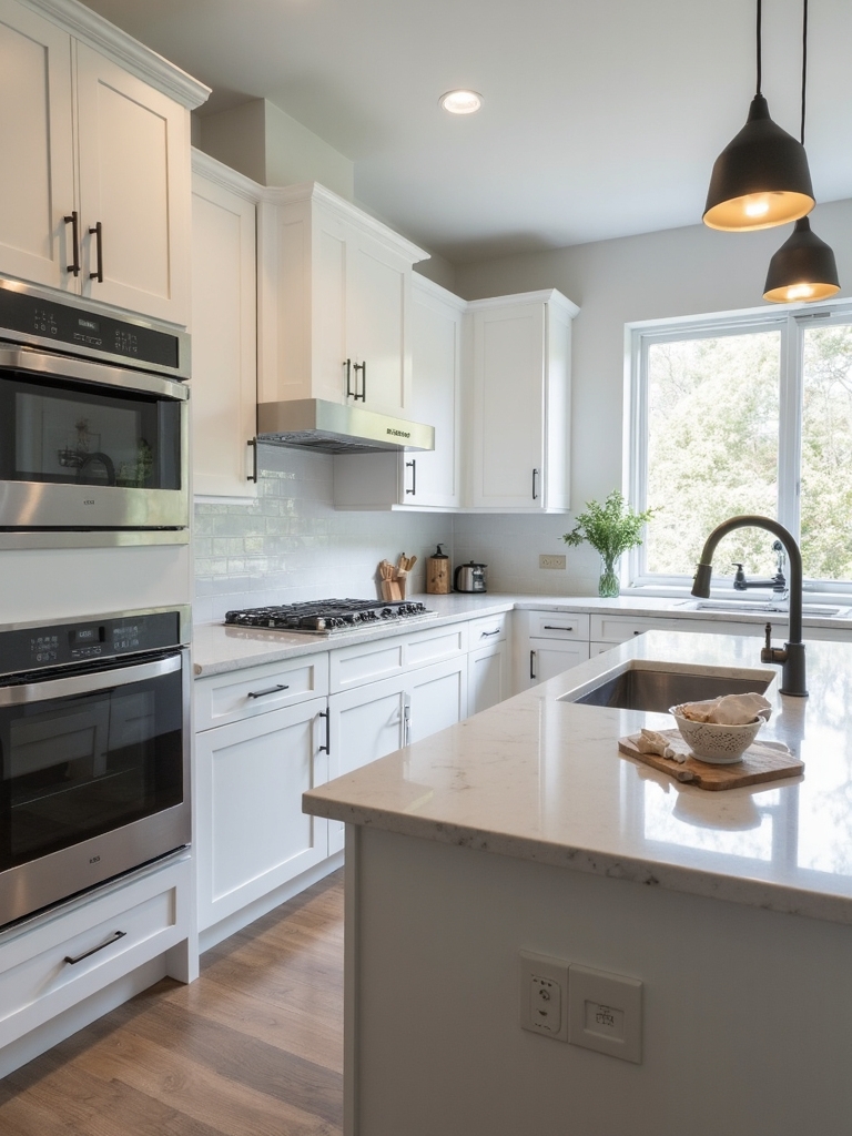 sleek low maintenance large format modern countertops