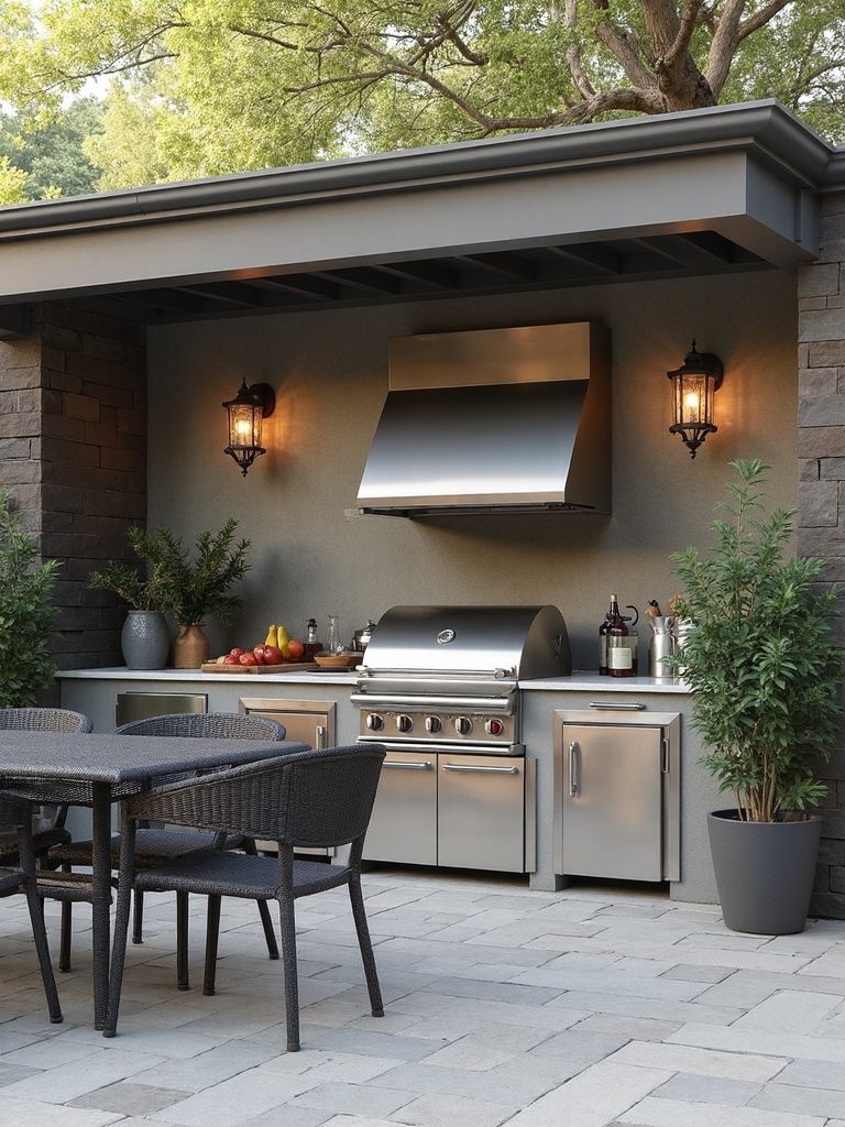small outdoor kitchen inspiration