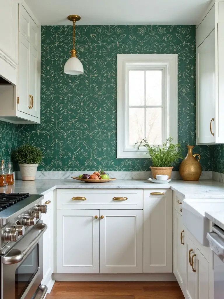 statement making backsplashes transform farmhouse kitchens