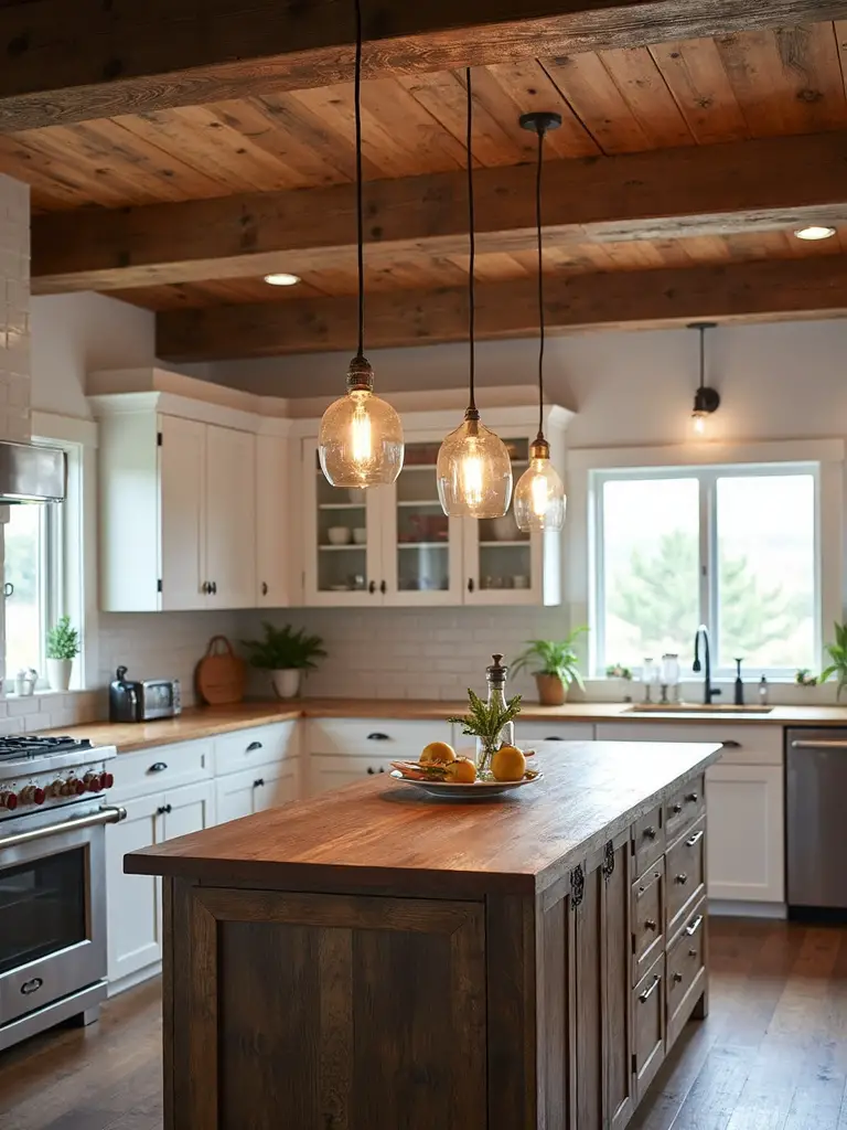 timeless vintage rustic farmhouse lighting