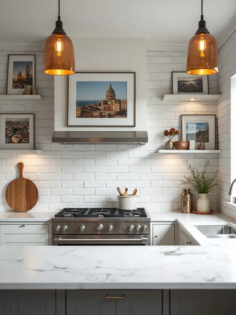 travel memories gallery wall